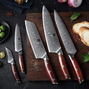 5pcs-pro-carbon-steel-damascus-1